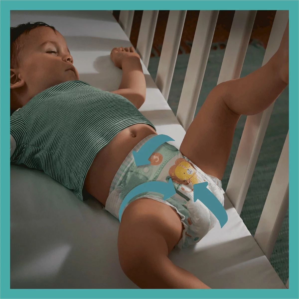 Pampers® Pampers Baby-Dry Maat 7 (15kg+) - 31 Luiers 9 Pampers® Pampers Baby-Dry Maat 7 (15kg+) - 31 Luiers - Afbeelding 7