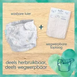 Pampers® Pampers - Harmonie Hybrid - Wasbare Luier - Probeerverpakking -Pampers Katoenen luiers Verkoopwinkel 1200x1200 407
