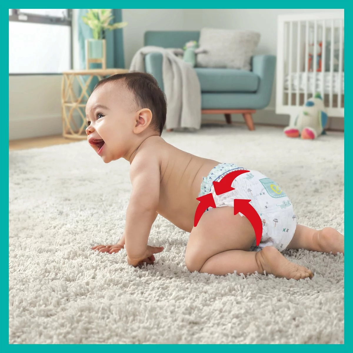 Pampers® Pampers Premium Protection Pants Luierbroekjes - Maat 6 (+15 Kg) - 116 Stuks - Multi-Pack 8 Pampers® Pampers Premium Protection Pants Luierbroekjes - Maat 6 (+15 Kg) - 116 Stuks - Multi-Pack - Afbeelding 6
