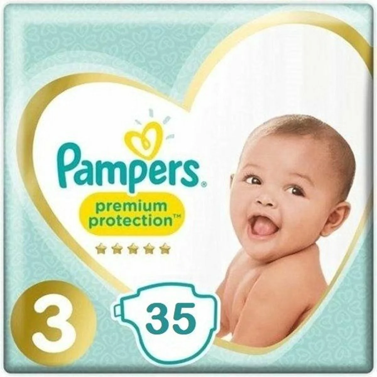 Pampers® Pampers Premium Protection New Baby - Maat 3 - 6 -10kg - 35 Stuks -Luiers 8 Pampers® Pampers Premium Protection New Baby - Maat 3 - 6 -10kg - 35 Stuks -Luiers - Afbeelding 6