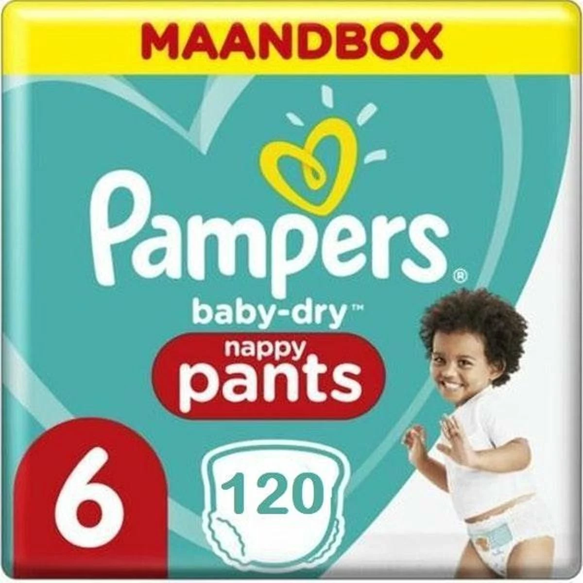 Pampers® Pampers Baby Dry Pants Maat 6 - 120 Luierbroekjes Maandbox 3 Pampers® Pampers Baby Dry Pants Maat 6 - 120 Luierbroekjes Maandbox