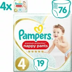 Pampers® Pampers Premium Protection Pants Luierbroekjes - Maat 4 (9-15 Kg) - 76 Stuks - Maandbox 15 Pampers® Pampers Premium Protection Pants Luierbroekjes - Maat 4 (9-15 Kg) - 76 Stuks - Maandbox -Pampers Katoenen luiers Verkoopwinkel 1200x1200 472