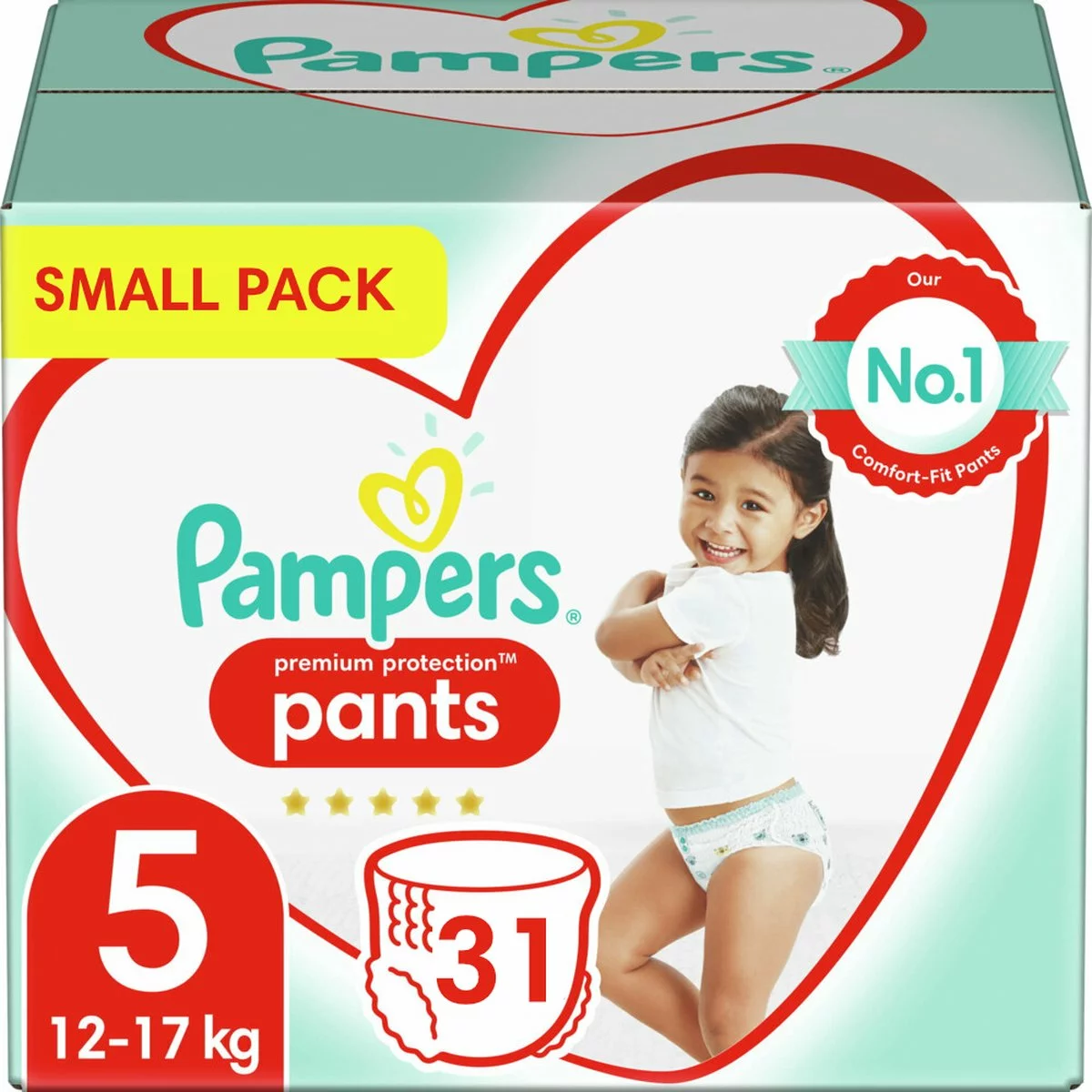 Pampers® Pampers - Premium Protection Pants - Maat 5 - Small Pack - 31 Luierbroekjes 10 Pampers® Pampers - Premium Protection Pants - Maat 5 - Small Pack - 31 Luierbroekjes - Afbeelding 8