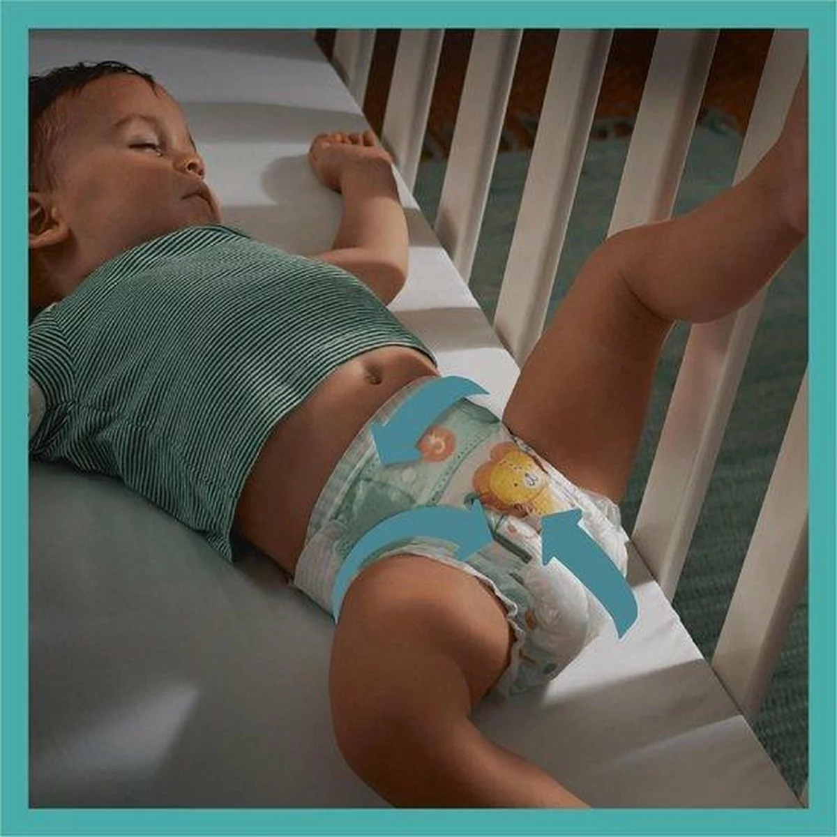 Pampers® Pampers Baby Dry Maat 1 Newborn (2-5kg) - XL Pakket - 21 Stuks - Luiers - Limited Edition 8 Pampers® Pampers Baby Dry Maat 1 Newborn (2-5kg) - XL Pakket - 21 Stuks - Luiers - Limited Edition - Afbeelding 6