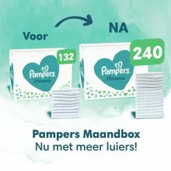 Pampers® Pampers Harmonie Luiers - Maat 2 (4-8kg) - 240 Luiers - Maandbox -Pampers Katoenen luiers Verkoopwinkel 1200x1200 528