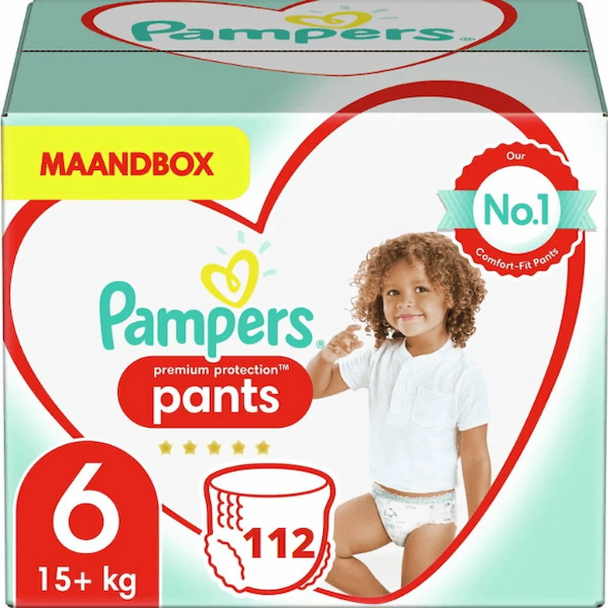 Pampers® Pampers Premium Protection Pants Luierbroekjes - Maat 6 - 112 Stuks 3 Pampers® Pampers Premium Protection Pants Luierbroekjes - Maat 6 - 112 Stuks