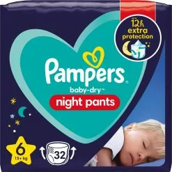 Pampers® Pampers - Night Pants - Maat 6 - Mega Pack - 64 Luierbroekjes 10 Pampers® Pampers - Night Pants - Maat 6 - Mega Pack - 64 Luierbroekjes -Pampers Katoenen luiers Verkoopwinkel 1200x1200 658