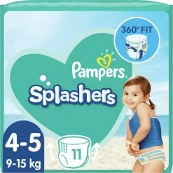 Pampers® Pampers Splashers Wegwerpbare Zwemluiers - Maat 4-5 (9-15 Kg) - 33 Stuks - Voordeelverpakking -Pampers Katoenen luiers Verkoopwinkel 1200x1200 682