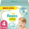Pampers® Pampers Premium Protection Luiers - Maat 4 (9-14 Kg) - 168 Stuks - Multi-Pack