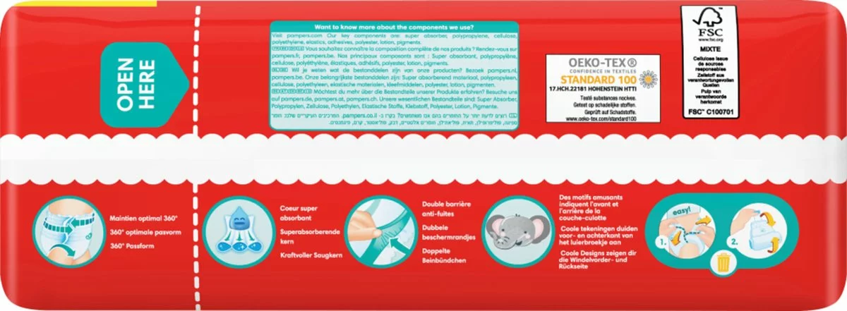 Pampers® Pampers - Baby Dry Pants - Maat 8 - Mega Pack - 36 Luierbroekjes 13 Pampers® Pampers - Baby Dry Pants - Maat 8 - Mega Pack - 36 Luierbroekjes - Afbeelding 11