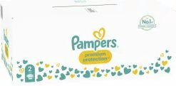 Pampers® Pampers Premium Protection Luiers - Maat 2 (4-8kg) - 240 Stuks - Multi-Pack -Pampers Katoenen luiers Verkoopwinkel 1200x588