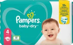 Pampers® Pampers Baby-Dry Maat 4, 46 Luiers, Tot 12 Uur Bescherming, 9-14kg 27 Pampers® Pampers Baby-Dry Maat 4, 46 Luiers, Tot 12 Uur Bescherming, 9-14kg -Pampers Katoenen luiers Verkoopwinkel 1200x740 1