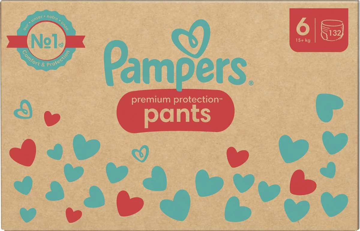 Pampers® Pampers Premium Protection Pants - Maat 6 (15kg+) - 132 Luierbroekjes - Maandbox 11 Pampers® Pampers Premium Protection Pants - Maat 6 (15kg+) - 132 Luierbroekjes - Maandbox - Afbeelding 9