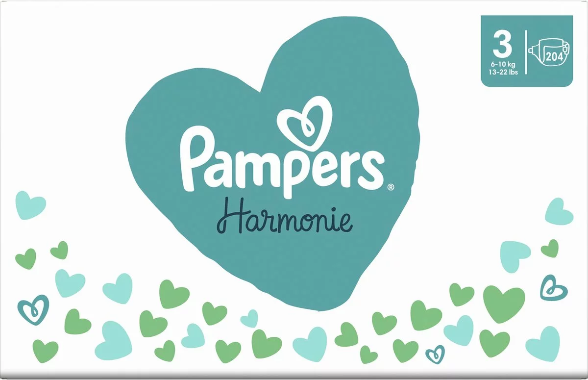Pampers® Pampers Harmonie Luiers - Maat 3 (6-10kg) - 204 Luiers - Maandbox 15 Pampers® Pampers Harmonie Luiers - Maat 3 (6-10kg) - 204 Luiers - Maandbox - Afbeelding 13