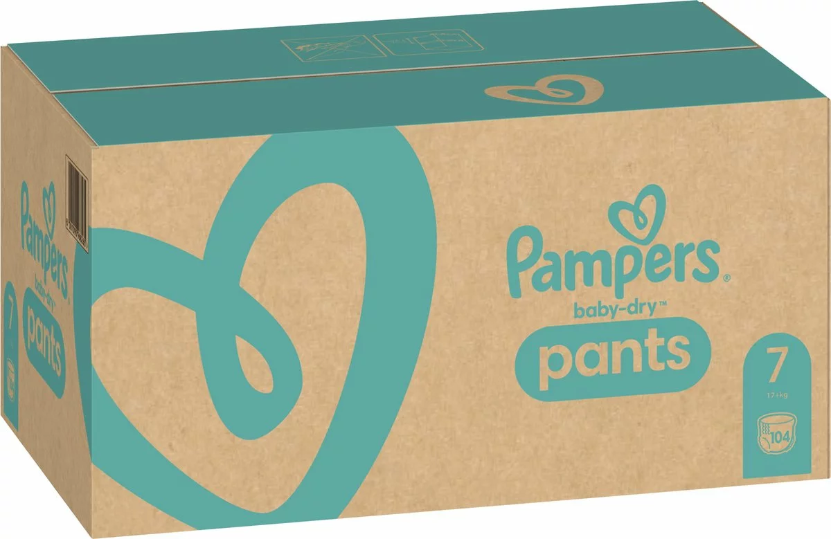 Pampers® Pampers Baby Dry Pants Luierbroekjes - Maat 7 (17+ Kg) - 104 Stuks - Multi-Pack 4 Pampers® Pampers Baby Dry Pants Luierbroekjes - Maat 7 (17+ Kg) - 104 Stuks - Multi-Pack - Afbeelding 2