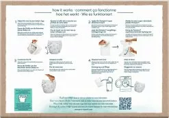 Pampers® Pampers Harmonie Hybrid - Wasbare Luier - 108 Absorberende Wegwerpbare Toplagen -Pampers Katoenen luiers Verkoopwinkel 1200x835