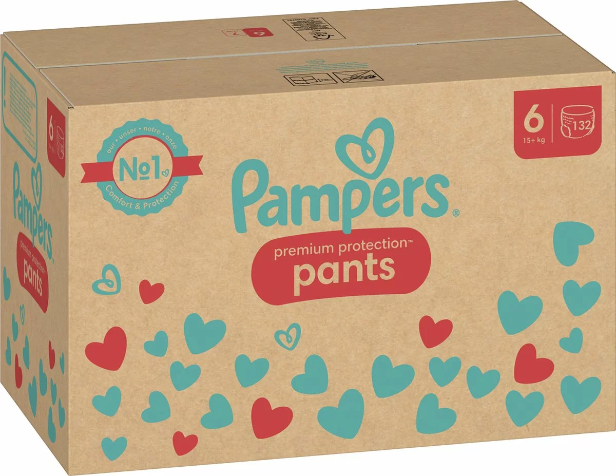 Pampers® Pampers Premium Protection Pants - Maat 6 (15kg+) - 132 Luierbroekjes - Maandbox 13 Pampers® Pampers Premium Protection Pants - Maat 6 (15kg+) - 132 Luierbroekjes - Maandbox - Afbeelding 11