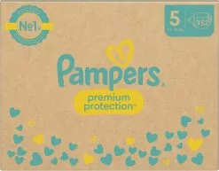 Pampers® Pampers Premium Protection - Maat 5 (11kg - 16kg) - 152 Luiers - Maandbox 24 Pampers® Pampers Premium Protection - Maat 5 (11kg - 16kg) - 152 Luiers - Maandbox -Pampers Katoenen luiers Verkoopwinkel 1200x937