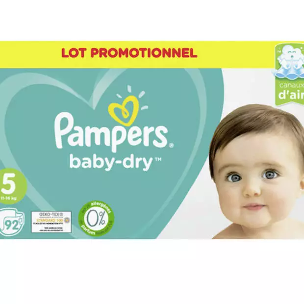 Pampers® Pampers Baby Dry Maat 5 - 92 Luiers Voordeelverpakking 3 Pampers® Pampers Baby Dry Maat 5 - 92 Luiers Voordeelverpakking