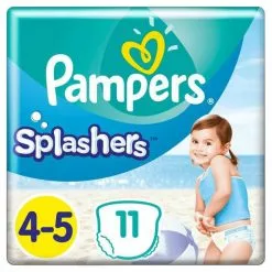 Pampers® Pampers Splashers Maat 4-5, 9-15 Kg, 11 Lagen-zwembroek