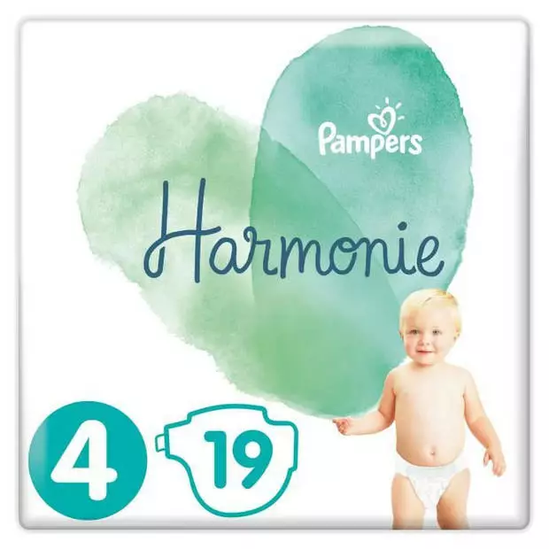 Pampers® PAMPERS Harmoniegrootte 4, 9-14 Kg, 19 Lagen 3 Pampers® PAMPERS Harmoniegrootte 4, 9-14 Kg, 19 Lagen