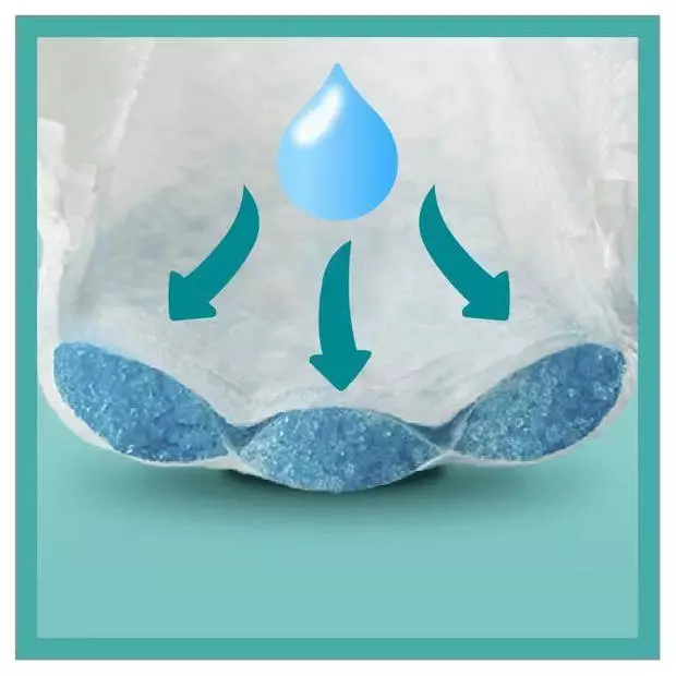 Pampers® Pampers Baby-Dry Maat 6, 70 Luiers 5 Pampers® Pampers Baby-Dry Maat 6, 70 Luiers - Afbeelding 3