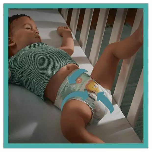 Pampers® Pampers Baby-Dry Maat 6, 70 Luiers 6 Pampers® Pampers Baby-Dry Maat 6, 70 Luiers - Afbeelding 4