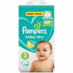 Pampers® Pampers Baby-Dry Maat 3 -136 Luiers