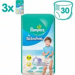 Pampers® Pampers - Splashers - Wegwerpbare Zwemluiers - Maat 5/6 - 30 Stuks