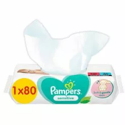 Pampers® Pampers - Sensitive - Billendoekjes - 80 Doekjes - 1 X 80