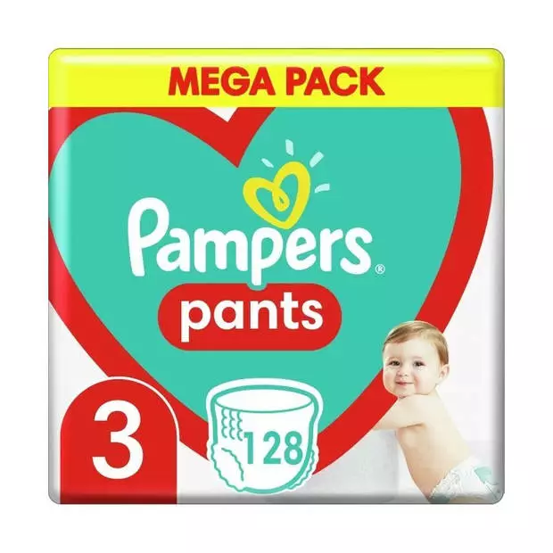 Pampers® Pampers - Baby Dry Pants - Maat 3 - Mega Pack - 128 Luierbroekjes 4 Pampers® Pampers - Baby Dry Pants - Maat 3 - Mega Pack - 128 Luierbroekjes - Afbeelding 2