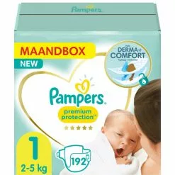 Pampers® Pampers - Premium Protection - Maat 1 - Maandbox - 192 Luiers