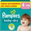 Pampers® Pampers - Baby Dry - Maat 4 - Mega Maandbox - 288 Stuks - 9/14 KG -Pampers Katoenen luiers Verkoopwinkel 3941102 a39b827e