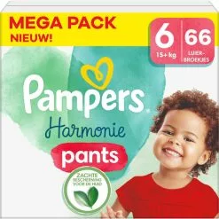 Pampers® Pampers - Harmonie Pants - Maat 6 - Mega Pack - 66 Stuks - 15+ KG