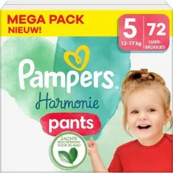 Pampers® Pampers - Harmonie Pants - Maat 5 - Mega Pack - 72 Stuks - 12/17 KG