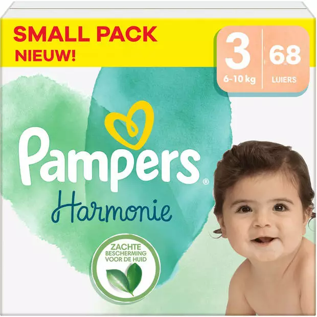 Pampers® Pampers - Harmonie - Maat 3 - Small Pack - 68 Stuks - 6/10 KG 3 Pampers® Pampers - Harmonie - Maat 3 - Small Pack - 68 Stuks - 6/10 KG