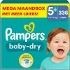 Pampers® Pampers - Baby Dry - Maat 5+ - Mega Maandbox- 336 Stuks - 12/17 KG -Pampers Katoenen luiers Verkoopwinkel 3942386 6886ed86