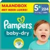 Pampers® Pampers - Baby Dry - Maat 5+ - Maandbox- 224 Stuks - 12/17 KG -Pampers Katoenen luiers Verkoopwinkel 3942387 2203dc32