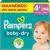 Pampers® Pampers - Baby Dry - Maat 4+ - Mega Maandbox - 258 Stuks - 10/15 KG -Pampers Katoenen luiers Verkoopwinkel 3942388 e876bd21