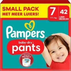 Pampers® Pampers - Baby Dry Pants - Maat 7 - Small Pack - 42 Stuks - 17+ KG