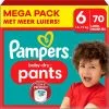 Pampers® Pampers - Baby Dry Pants - Maat 6 - Mega Pack - 70 Stuks - 15+ KG -Pampers Katoenen luiers Verkoopwinkel 3945582 f807a879