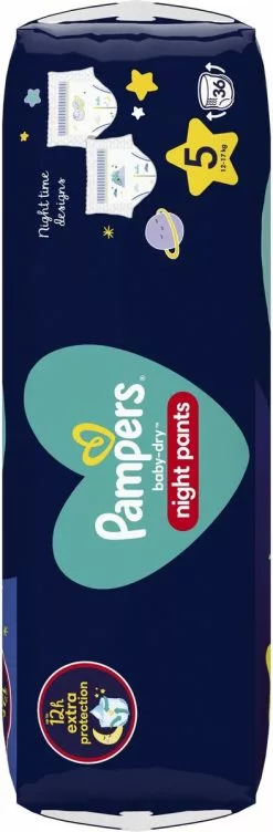 Pampers® Pampers - Night Pants - Maat 5 - Small Pack - 36 Luierbroekjes 19 Pampers® Pampers - Night Pants - Maat 5 - Small Pack - 36 Luierbroekjes -Pampers Katoenen luiers Verkoopwinkel 394x1200