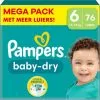 Pampers® Pampers - Baby Dry - Maat 6 - Mega Pack - 76 Luiers -Pampers Katoenen luiers Verkoopwinkel 3974604 390839cd
