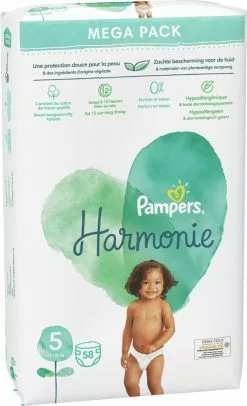 Pampers® Pampers Harmonie Luiers Maat 5 - 58 Luiers 15 Pampers® Pampers Harmonie Luiers Maat 5 - 58 Luiers -Pampers Katoenen luiers Verkoopwinkel 730x1200