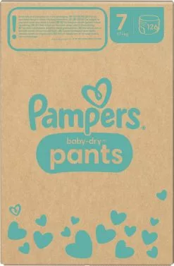 Pampers® Pampers Baby-Dry Pants - Maat 7 (17kg+) - 126 Luierbroekjes - Maandbox 26 Pampers® Pampers Baby-Dry Pants - Maat 7 (17kg+) - 126 Luierbroekjes - Maandbox -Pampers Katoenen luiers Verkoopwinkel 786x1200