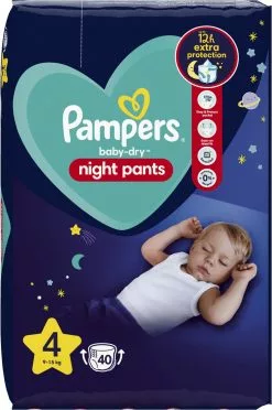 Pampers® Pampers - Night Pants - Maat 4 - Small Pack - 40 Luierbroekjes 11 Pampers® Pampers - Night Pants - Maat 4 - Small Pack - 40 Luierbroekjes -Pampers Katoenen luiers Verkoopwinkel 796x1200 1