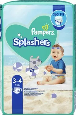 Pampers® Pampers Splashers Wegwerpbare Zwemluiers - Maat 3-4 (6-11 Kg) - 36 Stuks - Voordeelverpakking -Pampers Katoenen luiers Verkoopwinkel 796x1200