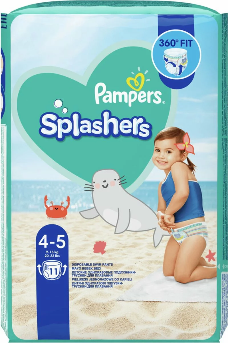 Pampers® PAMPERS SPLASHERS MT4 11ST 3 Pampers® PAMPERS SPLASHERS MT4 11ST