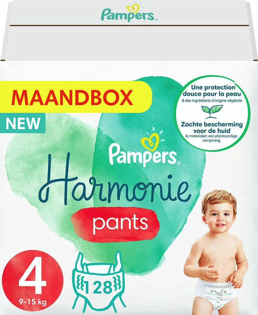 Pampers® Pampers Harmonie Pants Maat 4 (9kg-15kg) - Mega Pack 2 X 64 Luierbroekjes 12 Pampers® Pampers Harmonie Pants Maat 4 (9kg-15kg) - Mega Pack 2 X 64 Luierbroekjes - Afbeelding 10