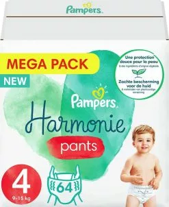 Pampers® Pampers - Harmonie Pants - Maat 4 - Megapack - 64 Luierbroekjes